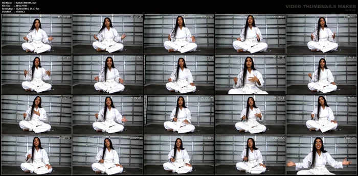 Claire Black's Karate Meditation JOI - ROXIE RAE FETISH / THE FOOT FANTASY - MP4