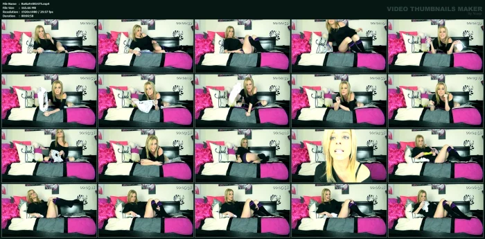 Roxie Socks & Panty Humiliation Tease - ROXIE RAE FETISH / THE FOOT FANTASY - MP4