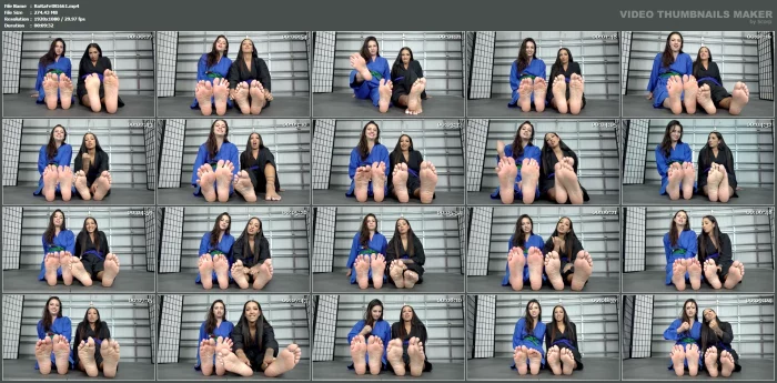 Stefania & Indica's Karate Feet JOI - ROXIE RAE FETISH / THE FOOT FANTASY - MP4