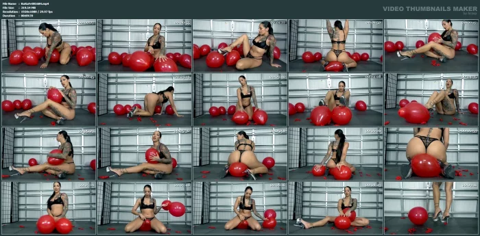 Stefania Pops Red Balloons - ROXIE RAE FETISH / THE FOOT FANTASY - MP4