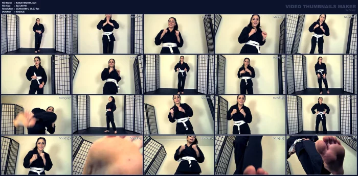 Your Private Karate Lesson With Cleo - ROXIE RAE FETISH / THE FOOT FANTASY - MP4