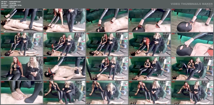 Small Boys Are Good For One Thing Worshipping Feet - LADY RUBY ONYX - MP4