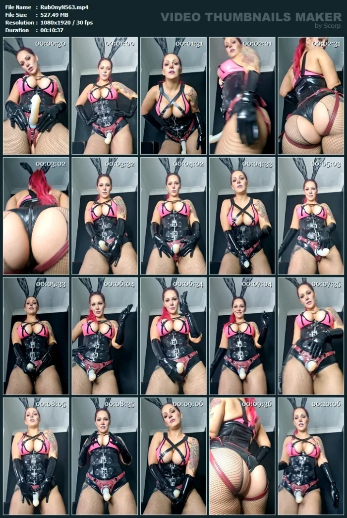 Easter Bunny Ass Play JOI - LADY RUBY ONYX - MP4