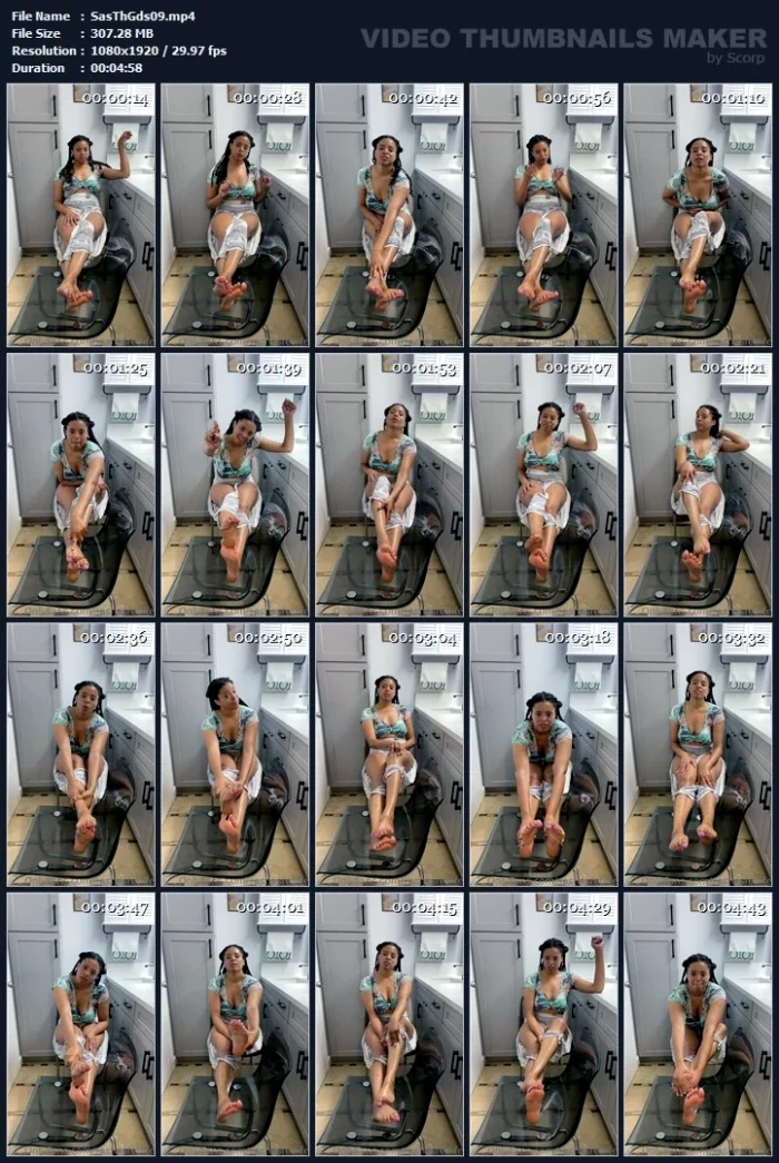 I Could Let Him Know He Was Going To Be My New Foot Bitch - MISTRESS SASHA / SASHA THE GODDESS - MP4