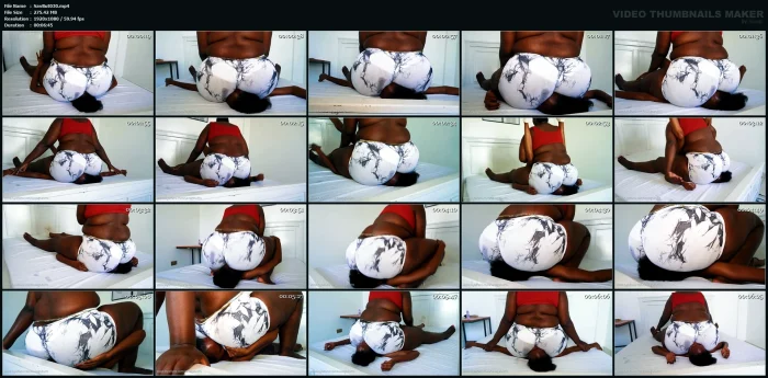 Crushed By A Farting Donkey Butt In Sweaty Booty Shorts - SAVAGE BUTTS / BRUTEQUEENSAFRICA / SAVAGE VIXENS - MP4