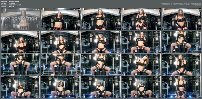 Hot Sexy Latex Performance - LADY LUCI / SEXY DOMINATION - MP4