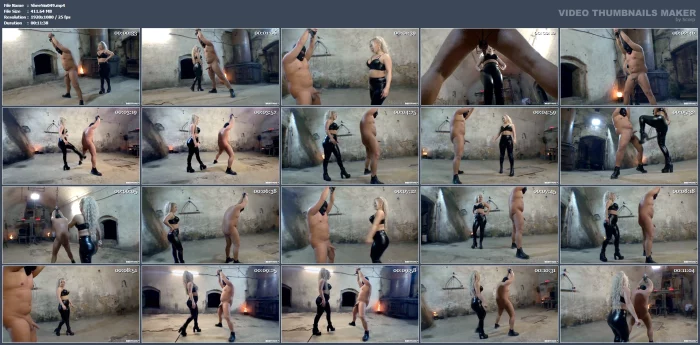 I'm In The Mood Again To Mercilessly Unleash My Fury On The Slave's Balls - SHEELA SINNER - MP4