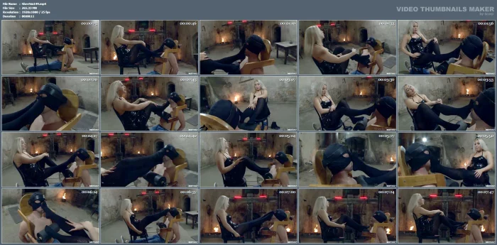 The Slave Must Smell Nylon - Clad Feet Extensively - SHEELA SINNER - MP4