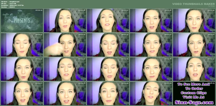 Eyes Open Eyes Shut - Sinn Sage Gives Eye Fetish Tease - SINN SAGE - MP4