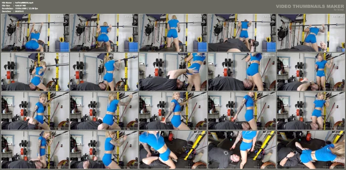 Gym Facesitting - KINKY MISTRESS SOFIA / SOFIA STUDIOS - MP4