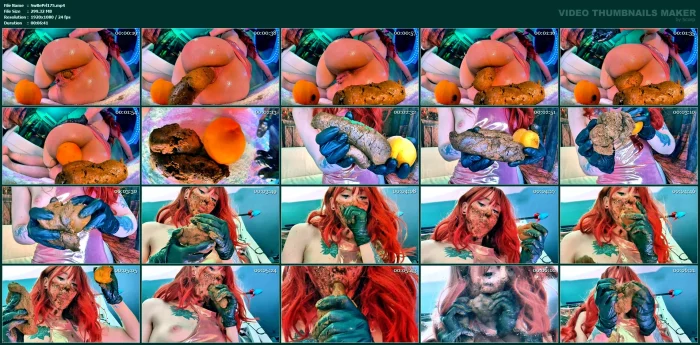 Fruit, Redhead And Gigantic Shit - SWEET BETTY PARLOUR - MP4