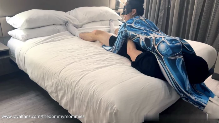 Cosplay Headscissors While Bound - THE DOMMY MOMMIES - MP4