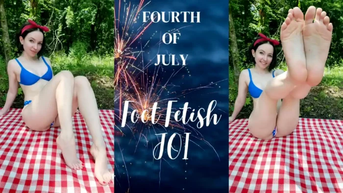 Foot Fetish Fourth Of July JOI - THE TINY FEET TREAT - MP4