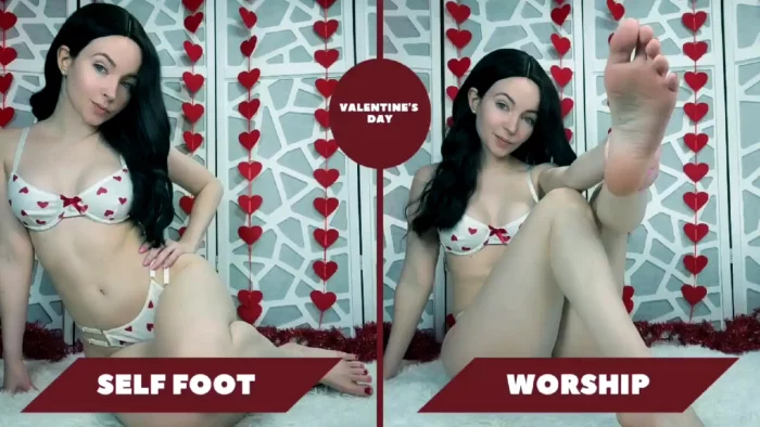Valentine's Day Self Worship - THE TINY FEET TREAT - MP4