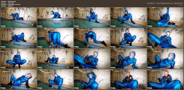 Latex Lagoon The Double - Suit Secret With Full Face Snorkel Mask - UKCUTEGIRL / LUCY LAUREN - MP4