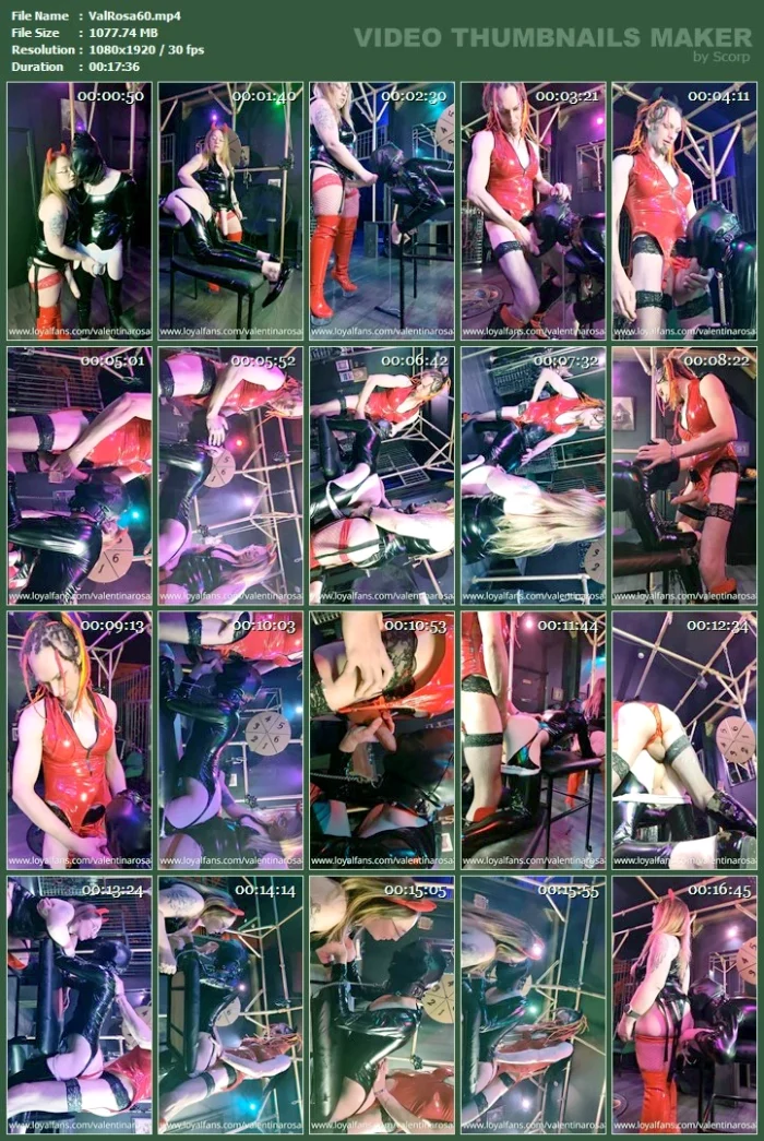 Sissy Spit Roast By Tgirl & Mistress - VALENTINA ROSA / VALENTINAROSA89 - MP4