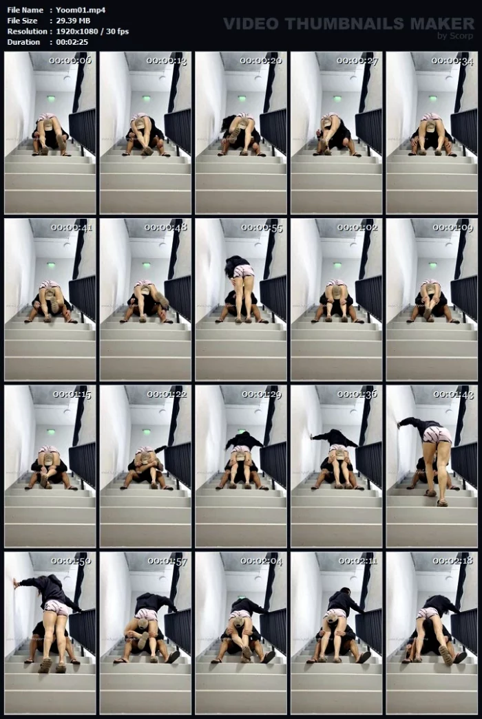 Bouncing His Head On The Stairs - YOOMA / YOURFITGIRLL / YOOMAFITGIRL - MP4