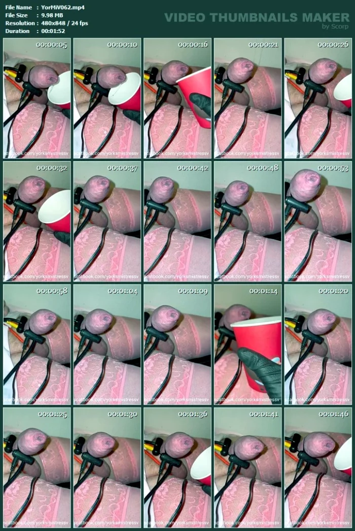 Cumming With Electrics - YORKSMISTRESSV / HUDDERSFIELD MISTRESS V - MP4