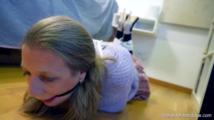 Private College Student Hogtied And Ballgagged - AAA-WOOL-BONDAGE - MP4